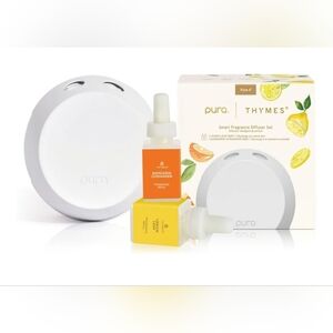 Thymes x Pura 4 - Smart Home Fragrance Diffuser Kit - Mandarin Coriander & Lemon